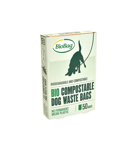 WORKI NA PSIE ODCHODY 50 szt (KOMPOSTOWALNE I BIODEGRADOWALNE)  - BIOBAG
