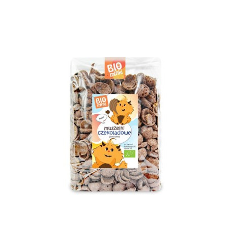 MUSZELKI CZEKOLADOWE BIO 300 g - BIOMINKI