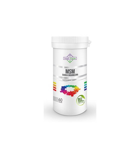 MSM SIARKA ORGANICZNA 650 mg 60 KAPSUŁEK - SOUL FARM