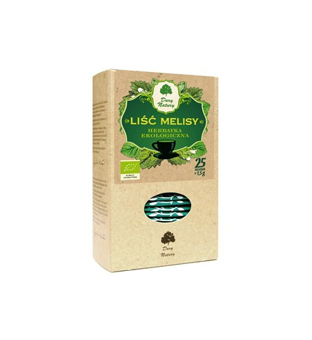 HERBATKA LIŚĆ MELISY BIO (25 x 1,5 g) - DARY NATURY