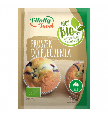 Proszek do pieczenia Vitally Food BIO, 15g