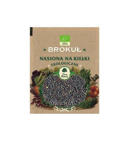 NASIONA BROKUŁU BIO NA KIEŁKI 30 g - DARY NATURY