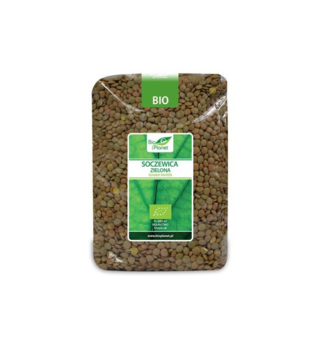 SOCZEWICA ZIELONA BIO 1 kg - BIO PLANET
