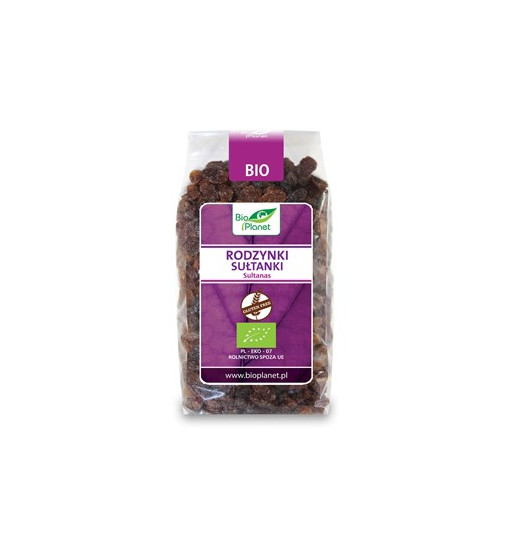 RODZYNKI SUŁTANKI BIO 400 g - BIO PLANET RODZYNKI SUŁTANKI BIO 400 g - BIO PLANET