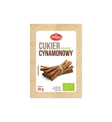 CUKIER CYNAMONOWY BIO 20 g - AMYLON