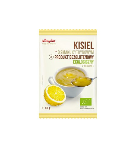 KISIEL CYTRYNOWY BEZGLUTENOWY BIO 30 g - AMYLON