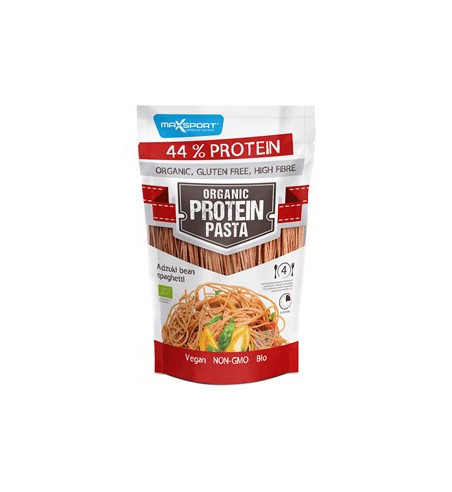 MAKARON (Z CZERWONĄ FASOLĄ ADZUKI) SPAGHETTI BEZGLUTENOWY BIO 200 g - MAXSPORT