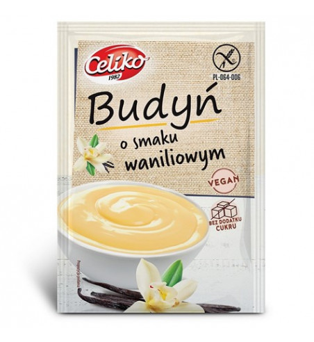 Budyń o smaku waniliowym - torebka 46 g Celiko