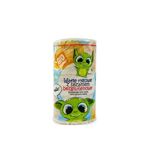WAFLE RYŻOWE Z SEZAMEM BEZGLUTENOWE BIO 100 g - BIOMINKI WAFLE RYŻOWE Z SEZAMEM BEZGLUTENOWE BIO 100 g - BIOMINKI