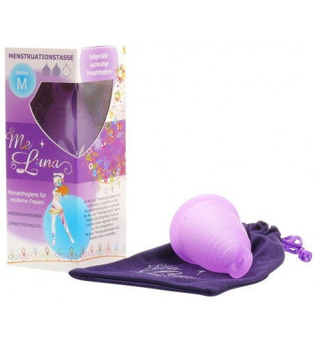 KUBECZEK MENSTRUACYJNY FIOLETOWY ROZMIAR M - ME LUNA