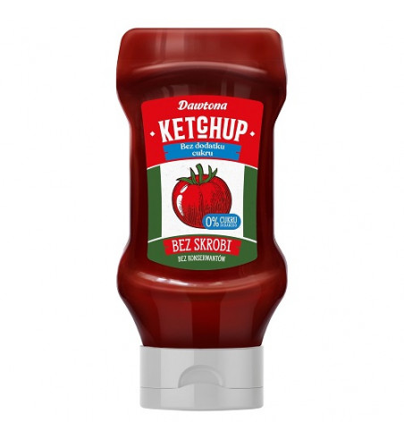 Dawtona Ketchup bez dodatku cukru 450 g