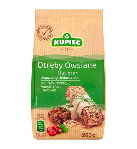 Kupiec Otręby owsiane 200 g