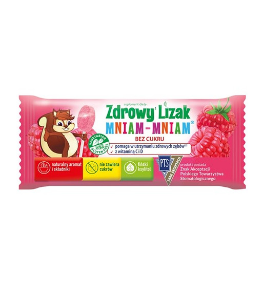 ZDROWY LIZAK MNIAM-MNIAM MALINOWY ZDROWY LIZAK MNIAM-MNIAM MALINOWY