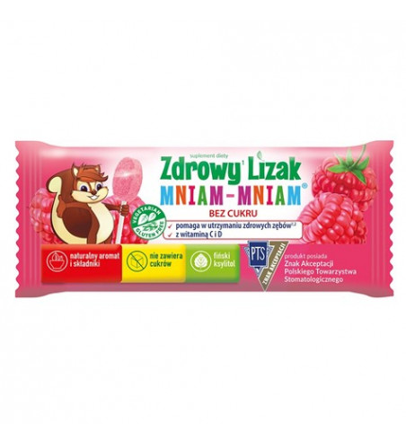 ZDROWY LIZAK MNIAM-MNIAM MALINOWY