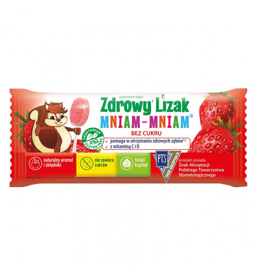ZDROWY LIZAK MNIAM-MNIAM TRUSKAWKOWY ZDROWY LIZAK MNIAM-MNIAM TRUSKAWKOWY