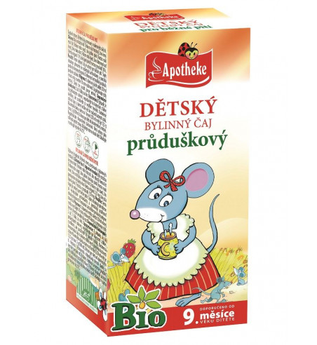 HERBATKA DLA DZIECI - NA OSKRZELA BIO 20 x 1,5 g - APOTHEKE