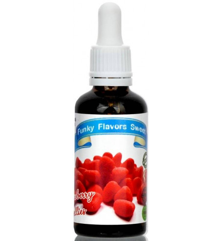 Funky Flavors Sweet Strawberry Jellies - słodzony aromat bez cukru, tłuszczu i kcal