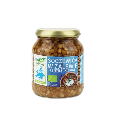 SOCZEWICA W ZALEWIE BIO 360 g (210 g) - BIO PLANET