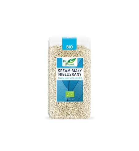 SEZAM BIAŁY NIEŁUSKANY BIO 500 g - BIO PLANET
