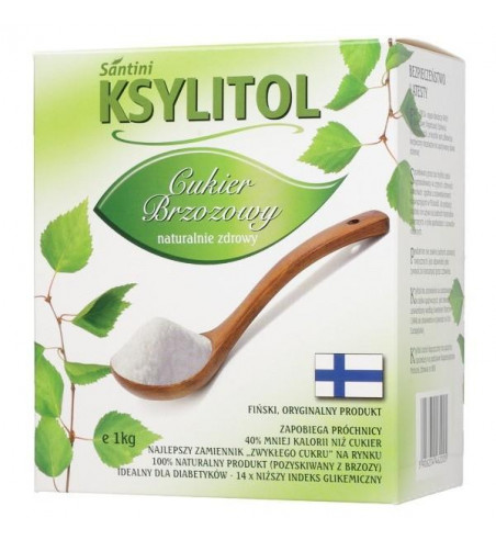 KSYLITOL C KRYSTALICZNY 1 kg - SANTINI (FINLANDIA)