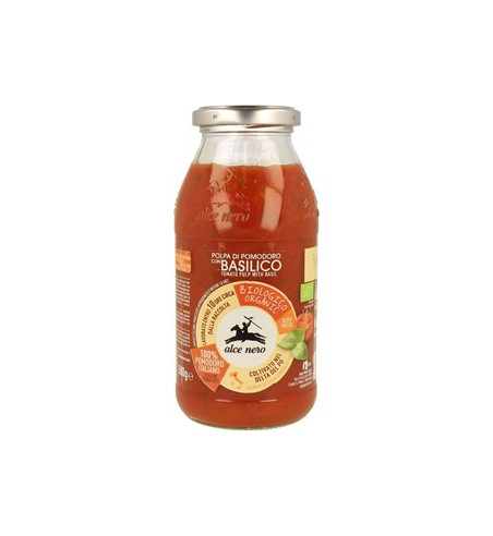PULPA POMIDOROWA Z BAZYLIĄ BIO 500 g - ALCE NERO