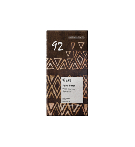 CZEKOLADA GORZKA 92% KAKAO BIO 80 g - VIVANI