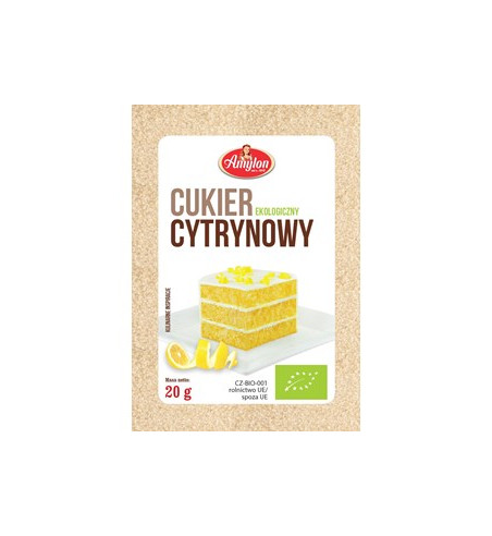 CUKIER CYTRYNOWY BIO 20 g - AMYLON
