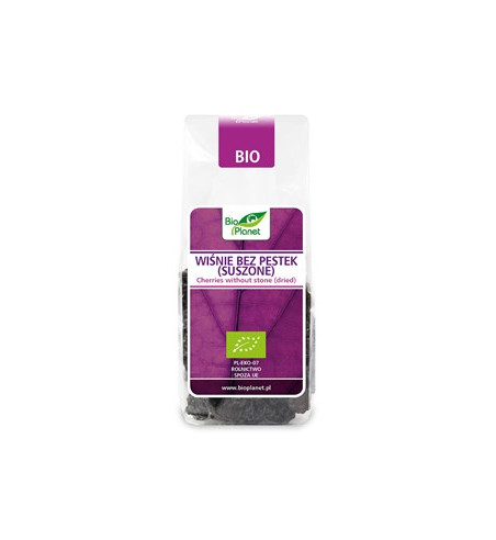 WIŚNIE BEZ PESTEK (SUSZONE) BIO 100 g - BIO PLANET