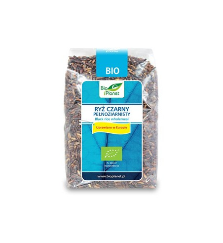 RYŻ CZARNY PEŁNOZIARNISTY (UPRAWIANY W EUROPIE) BIO 400 g - BIO PLANET