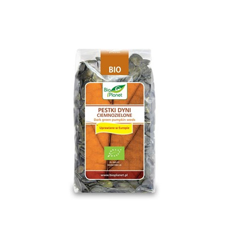 PESTKI DYNI CIEMNOZIELONE (UPRAWIANE W EUROPIE) BIO 350 g - BIO PLANET