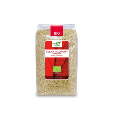 CUKIER TRZCINOWY BRĄZOWY BIO 500 g - BIO PLANET