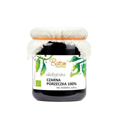 CZARNA PORZECZKA 100% B/C BIO 260 g – BATOM