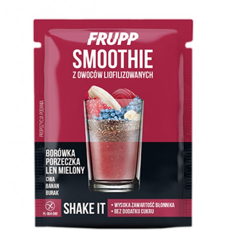 Smoothie Frupp borówka, porzeczka i len mielony, 20g