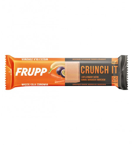 Baton Frupp banan, marchew, marakuja bez glutenu, 12g