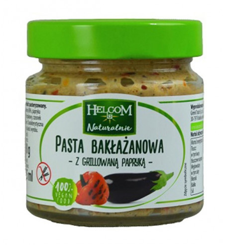 Pasta bakłażanowa z grillowaną papryką Helcom, 190g