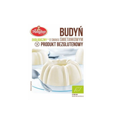 BUDYŃ ŚMIETANKOWY (BEZGLUTENOWY) BIO 40 g - AMYLON