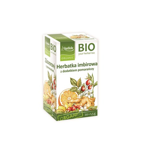 HERBATA IMBIR-POMARAŃCZA BIO 20x1,5g-APOTHEKE