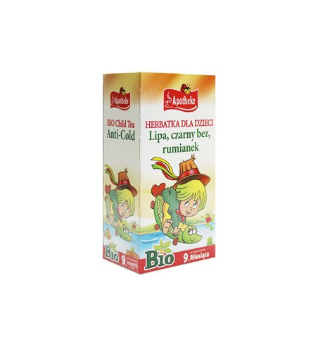 HERBATA DLA DZIECI-NA PRZEZIĘBIENIE  BIO 20x1,5g-APOTHEKE
