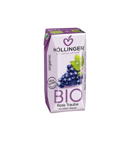 NAPÓJ Z CZERWONYCH WINOGRON BIO 200 ml - HOLLINGER