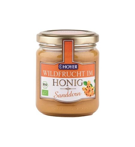 MIÓD Z DODATKIEM SOKU Z ROKITNIKA BIO 250 g - HOYER